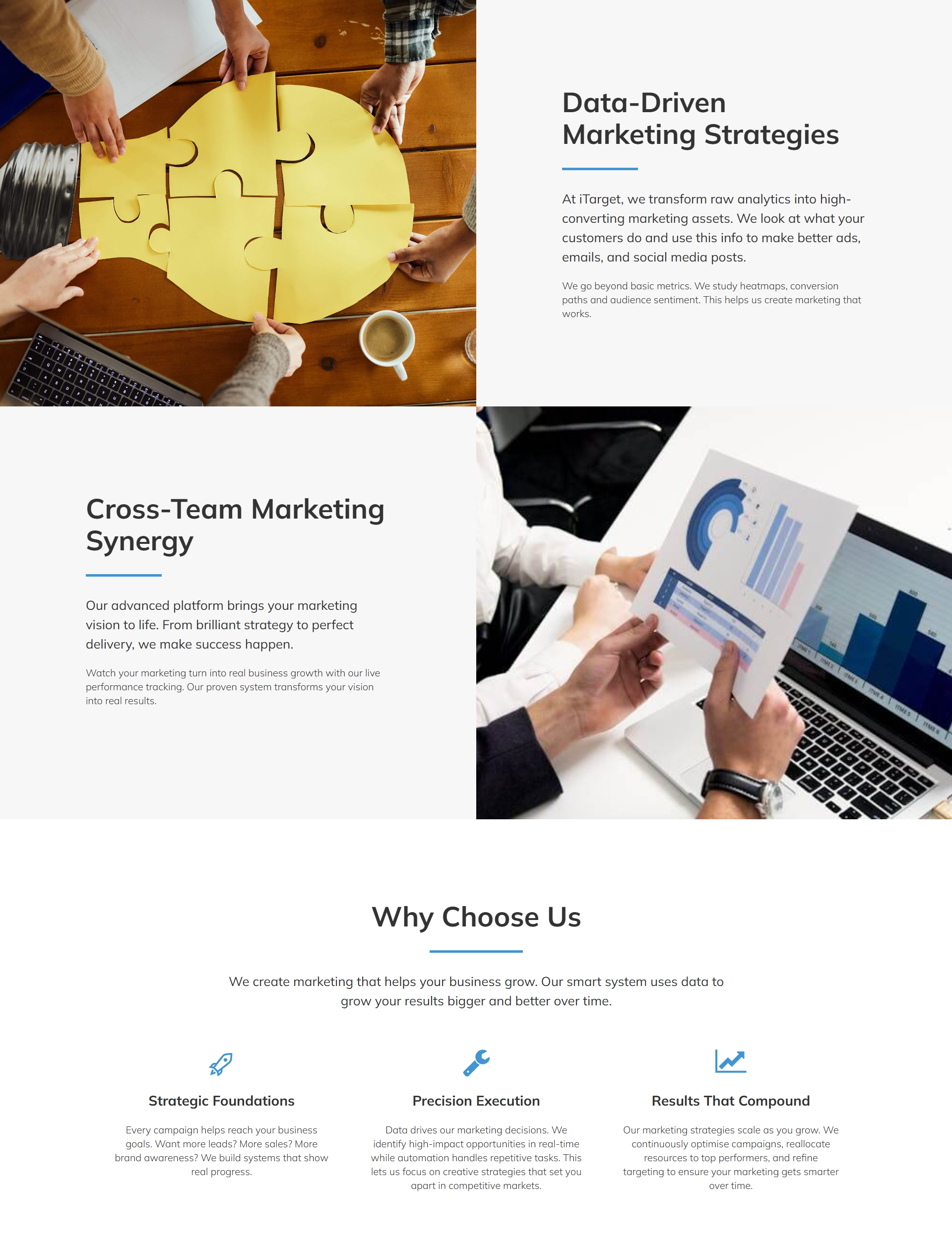 iTarget home page